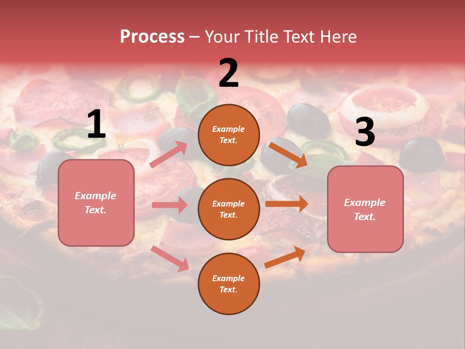 Cutting Board Pizza Chili Pepper PowerPoint Template