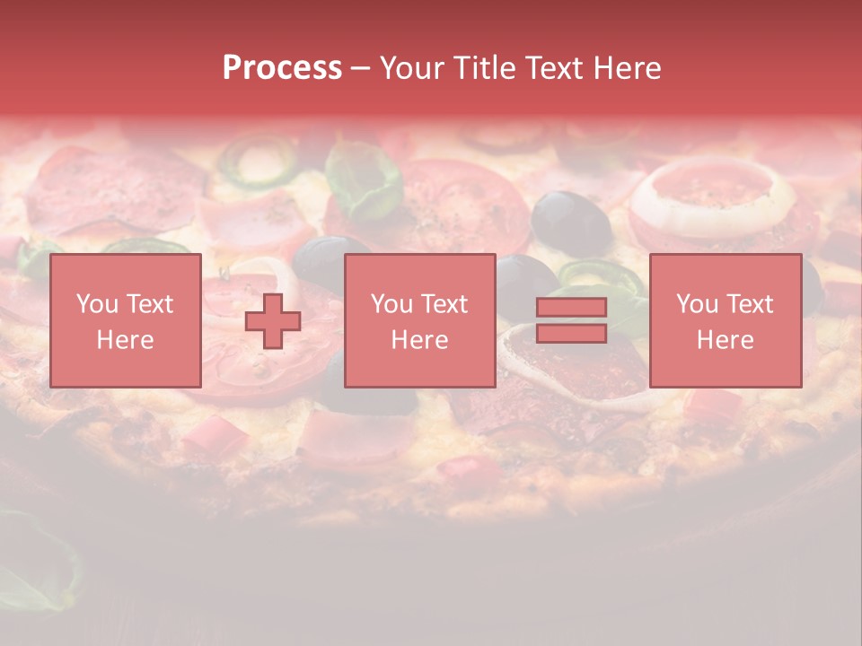 Cutting Board Pizza Chili Pepper PowerPoint Template