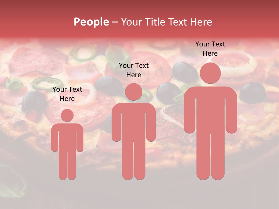 Cutting Board Pizza Chili Pepper PowerPoint Template