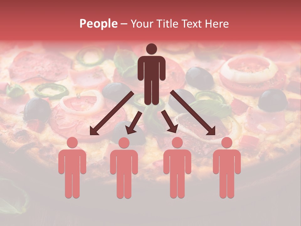 Cutting Board Pizza Chili Pepper PowerPoint Template