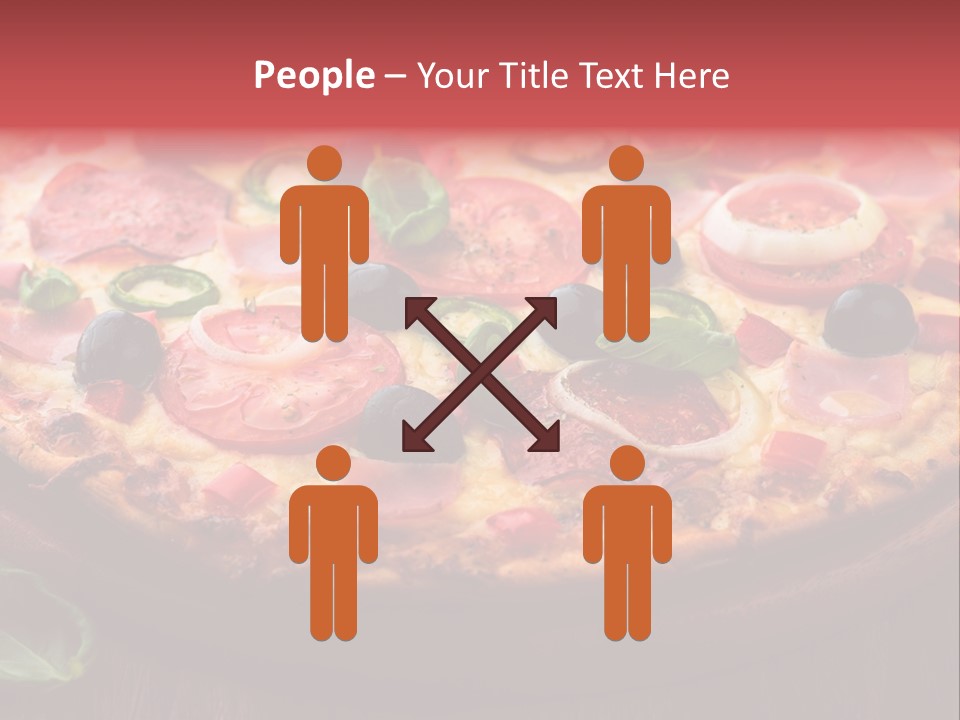 Cutting Board Pizza Chili Pepper PowerPoint Template