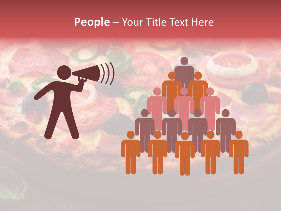 Cutting Board Pizza Chili Pepper PowerPoint Template