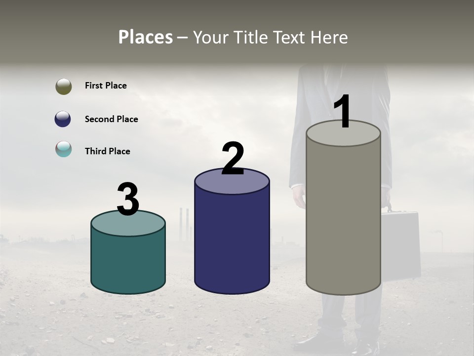 Jacket Natural Gas Chemical PowerPoint Template