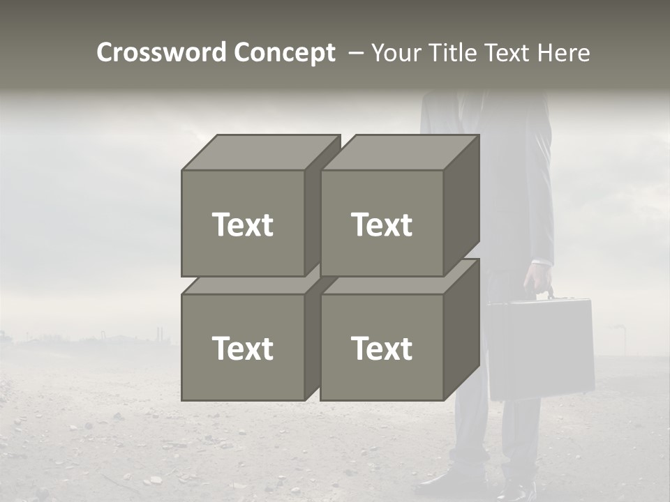 Jacket Natural Gas Chemical PowerPoint Template