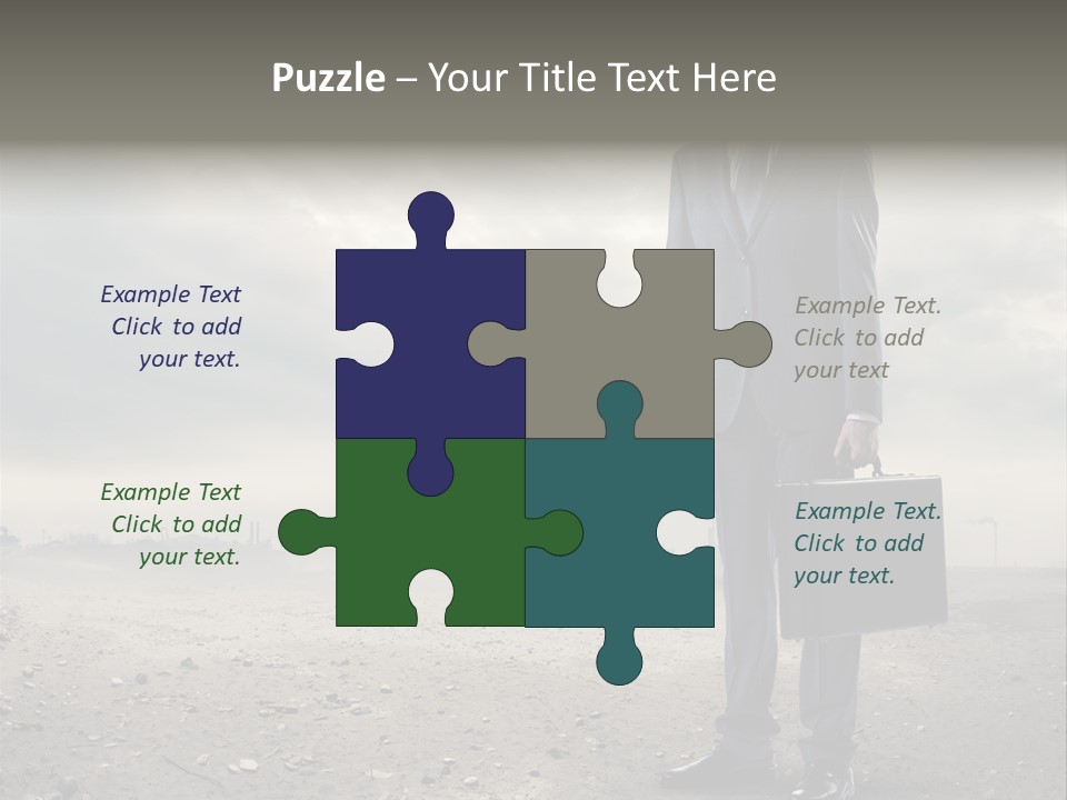 Jacket Natural Gas Chemical PowerPoint Template