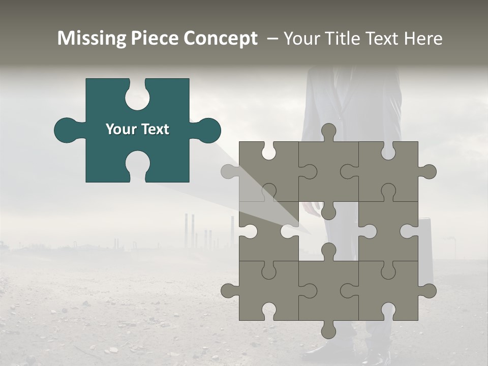 Jacket Natural Gas Chemical PowerPoint Template