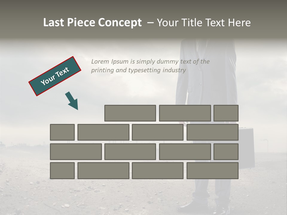 Jacket Natural Gas Chemical PowerPoint Template