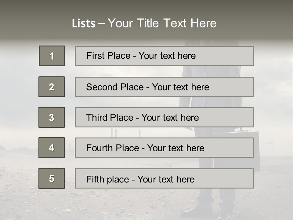 Jacket Natural Gas Chemical PowerPoint Template