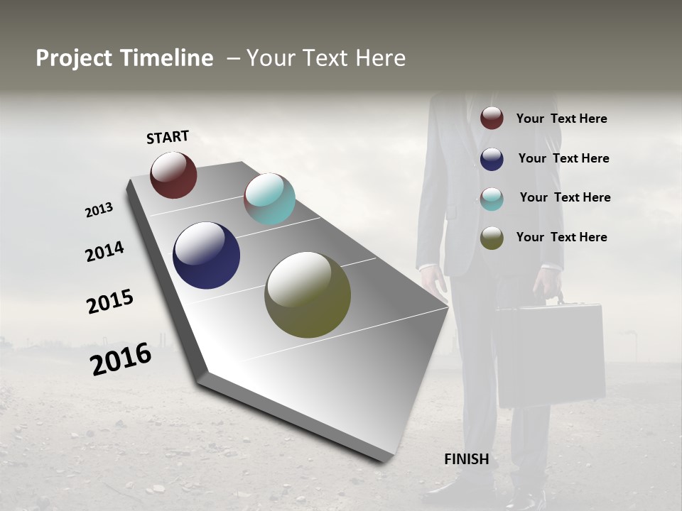 Jacket Natural Gas Chemical PowerPoint Template