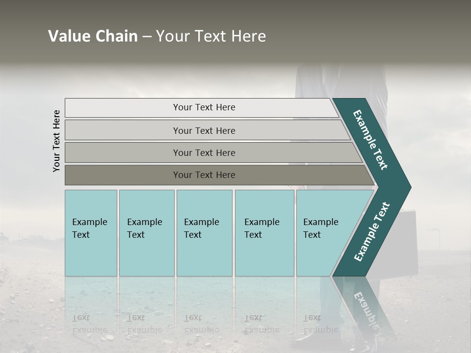 Jacket Natural Gas Chemical PowerPoint Template