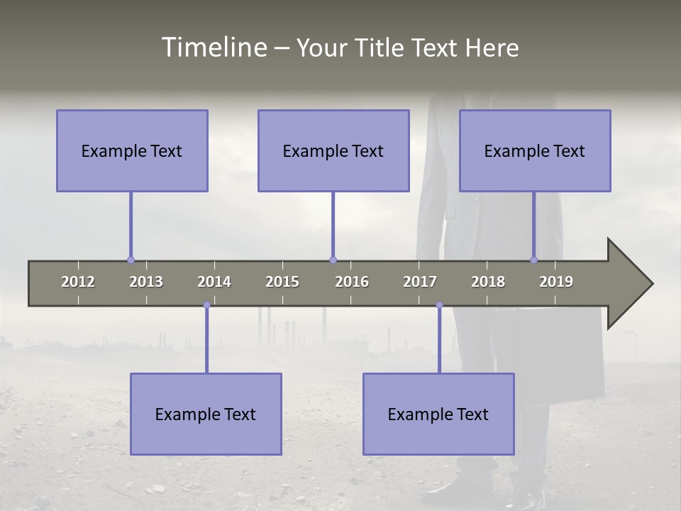 Jacket Natural Gas Chemical PowerPoint Template