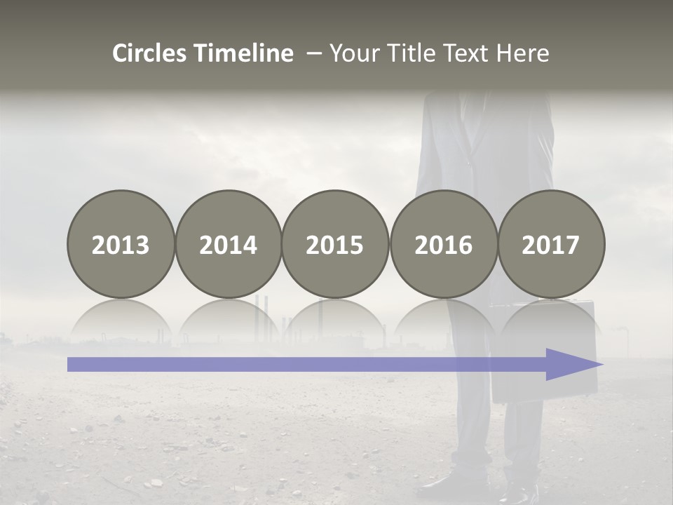 Jacket Natural Gas Chemical PowerPoint Template