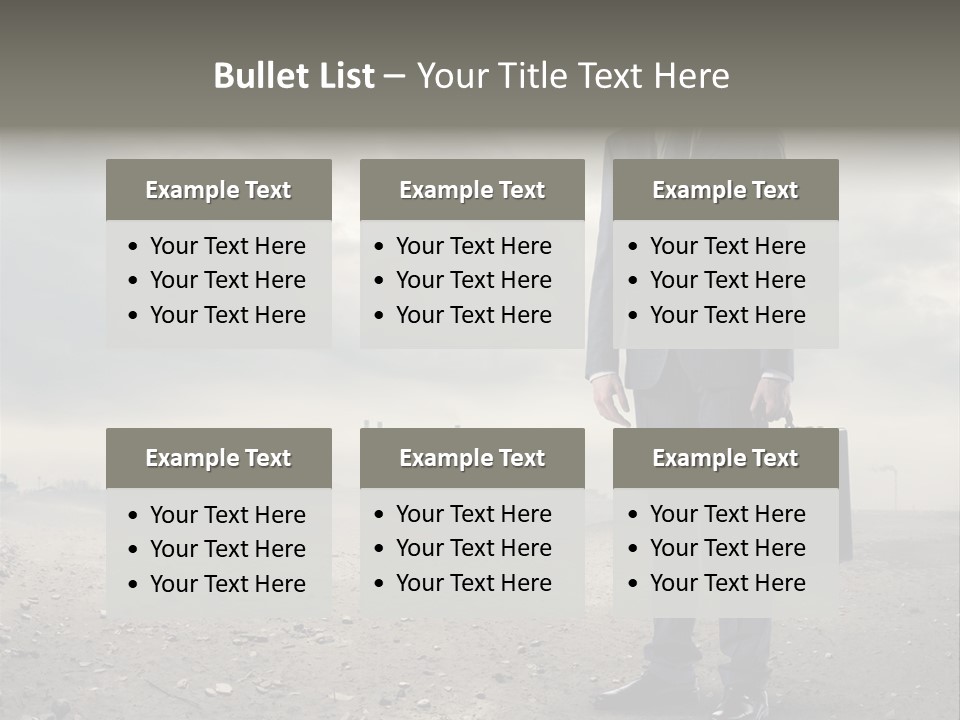 Jacket Natural Gas Chemical PowerPoint Template