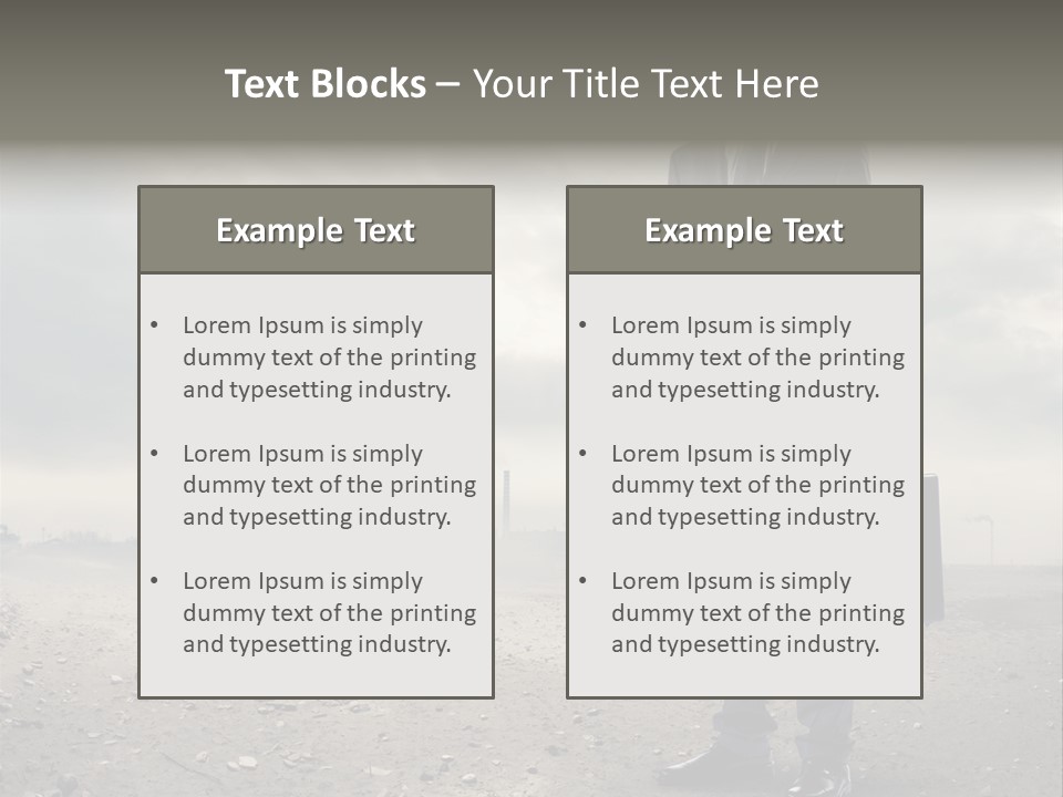 Jacket Natural Gas Chemical PowerPoint Template
