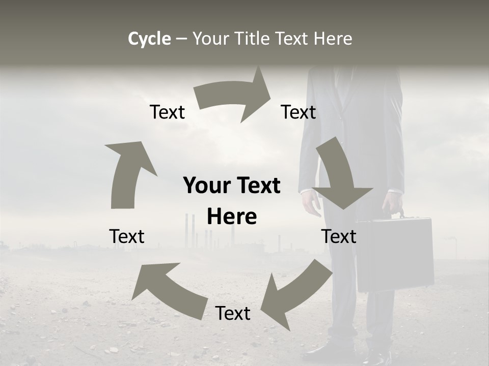 Jacket Natural Gas Chemical PowerPoint Template