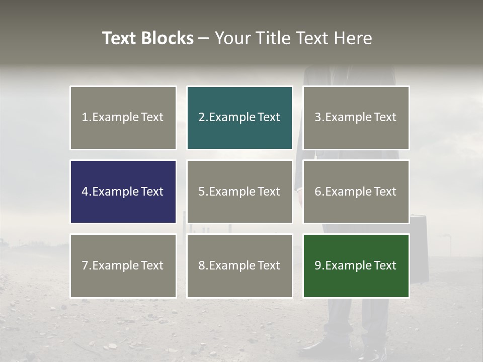 Jacket Natural Gas Chemical PowerPoint Template