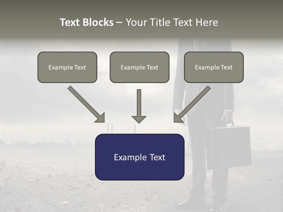 Jacket Natural Gas Chemical PowerPoint Template
