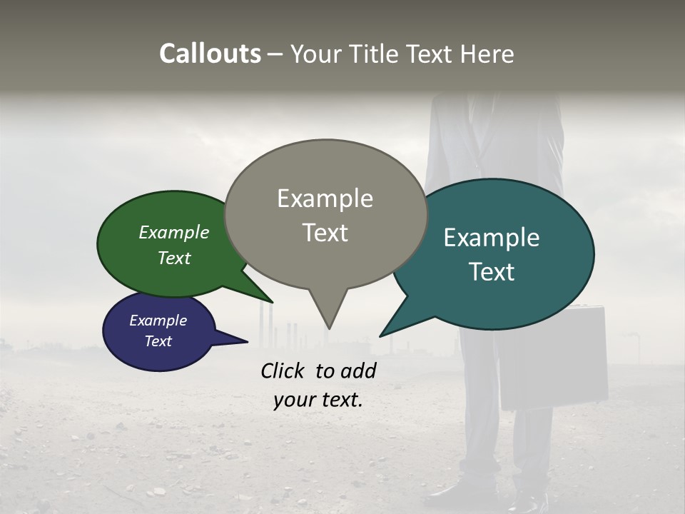 Jacket Natural Gas Chemical PowerPoint Template