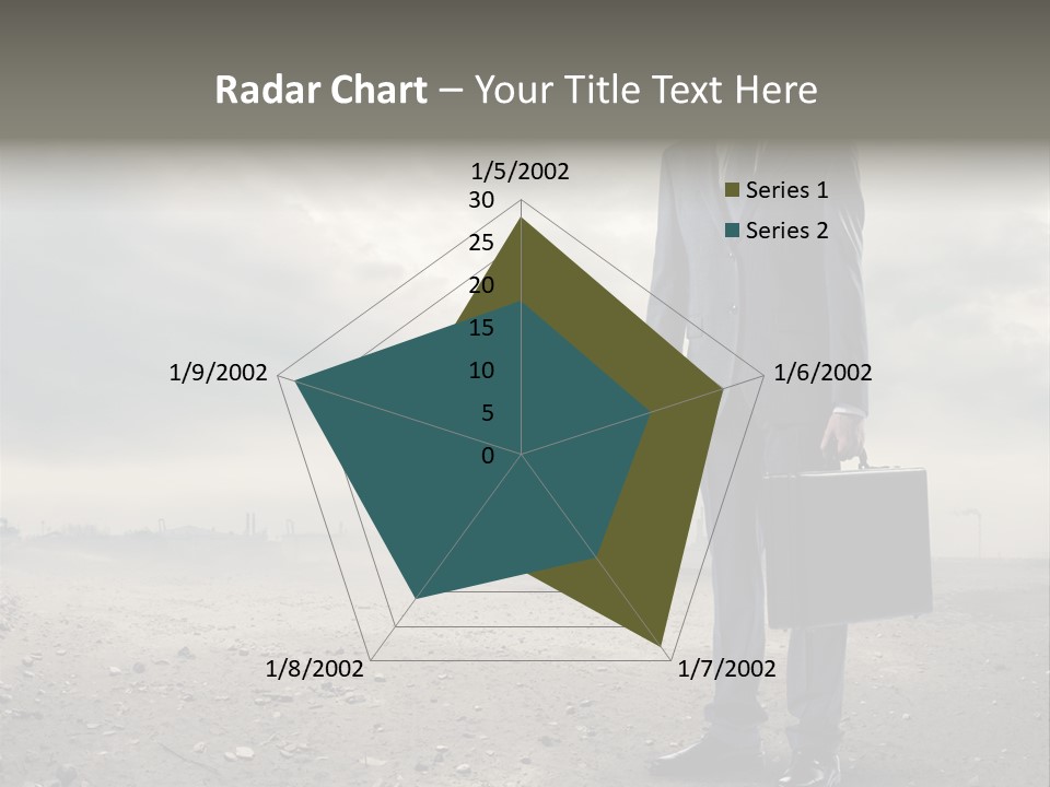 Jacket Natural Gas Chemical PowerPoint Template