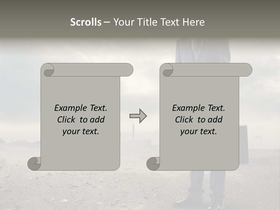 Jacket Natural Gas Chemical PowerPoint Template