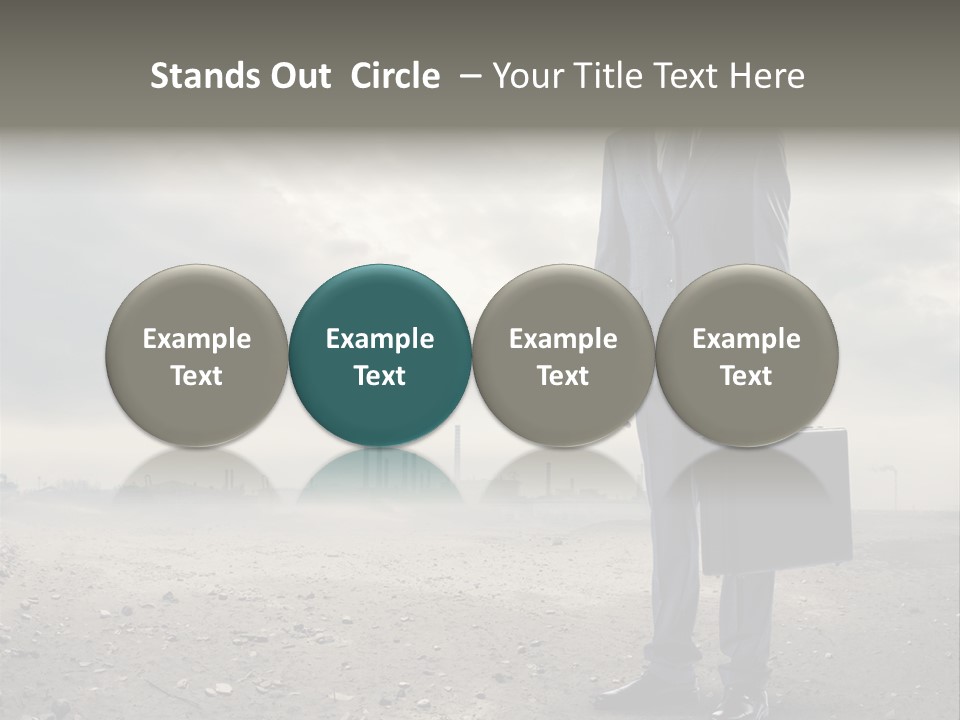 Jacket Natural Gas Chemical PowerPoint Template