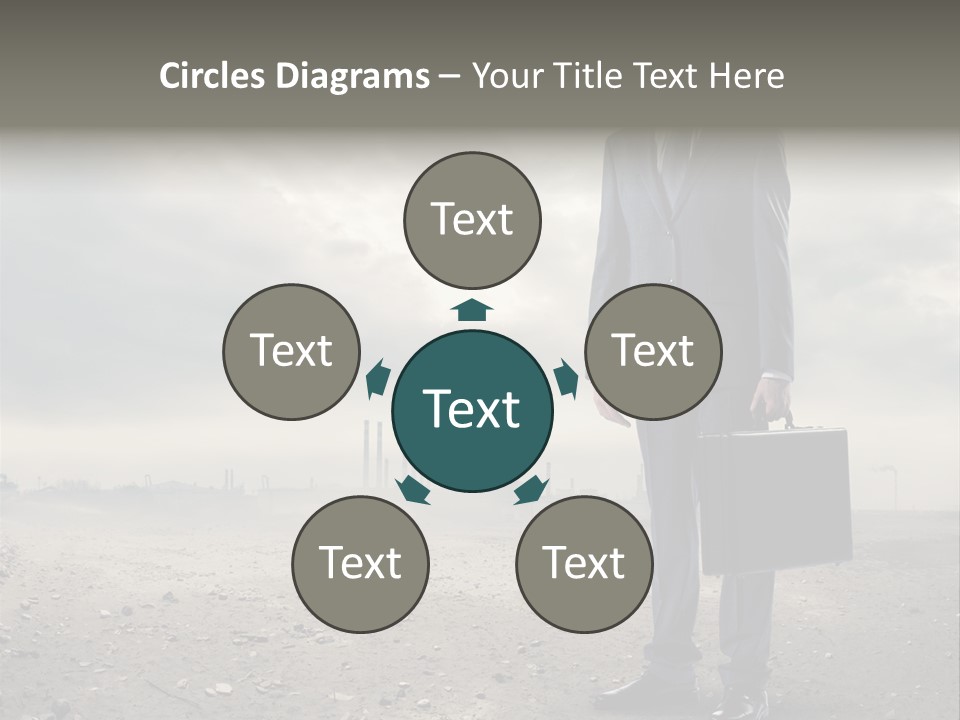 Jacket Natural Gas Chemical PowerPoint Template