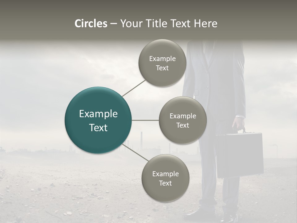 Jacket Natural Gas Chemical PowerPoint Template