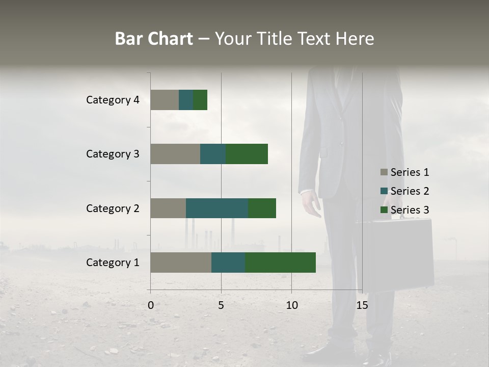 Jacket Natural Gas Chemical PowerPoint Template