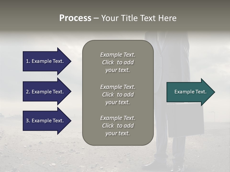 Jacket Natural Gas Chemical PowerPoint Template