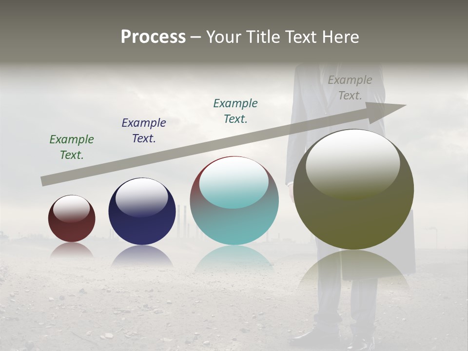 Jacket Natural Gas Chemical PowerPoint Template