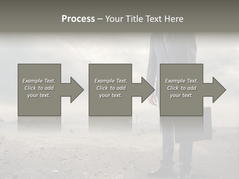 Jacket Natural Gas Chemical PowerPoint Template