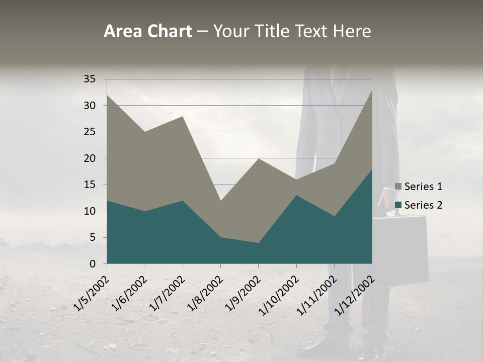 Jacket Natural Gas Chemical PowerPoint Template