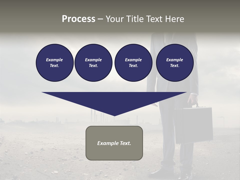 Jacket Natural Gas Chemical PowerPoint Template