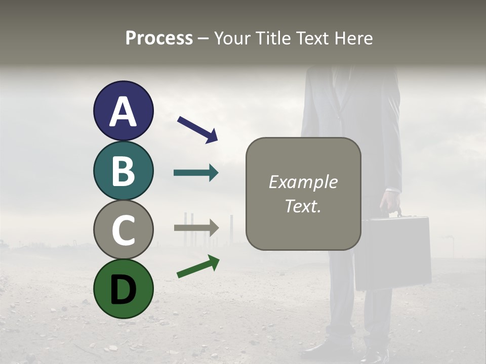 Jacket Natural Gas Chemical PowerPoint Template