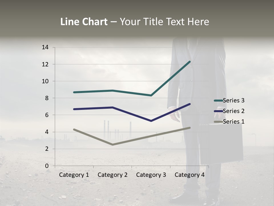Jacket Natural Gas Chemical PowerPoint Template
