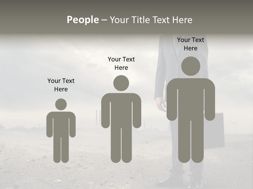 Jacket Natural Gas Chemical PowerPoint Template