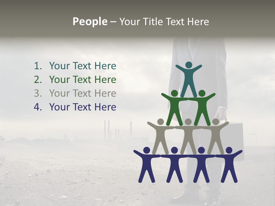 Jacket Natural Gas Chemical PowerPoint Template