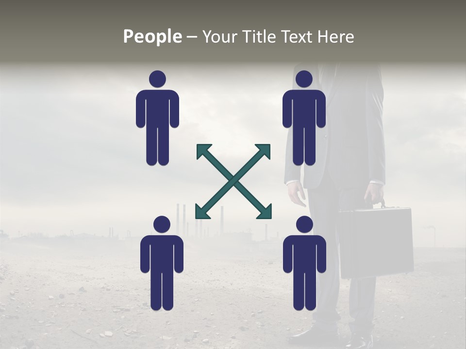 Jacket Natural Gas Chemical PowerPoint Template