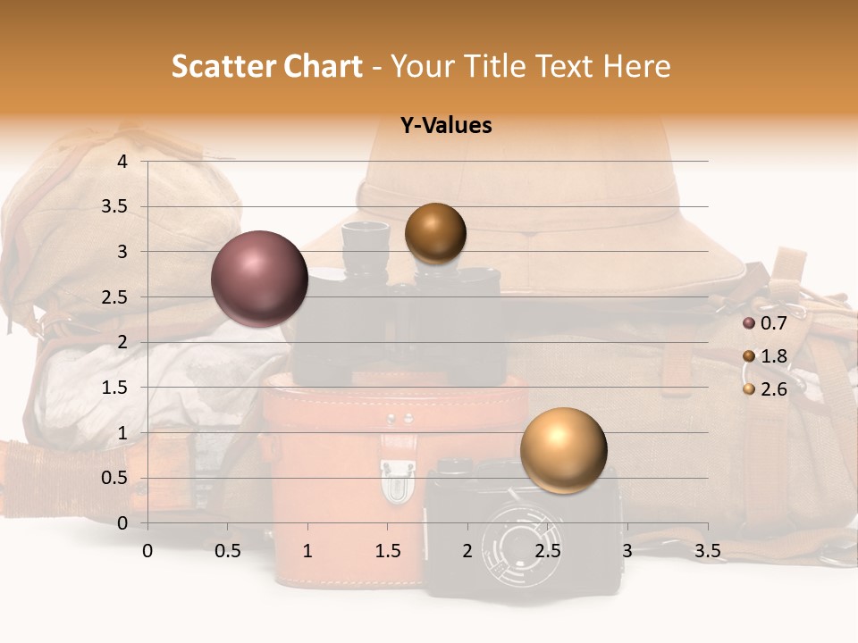 Jungle Backpack Camera PowerPoint Template