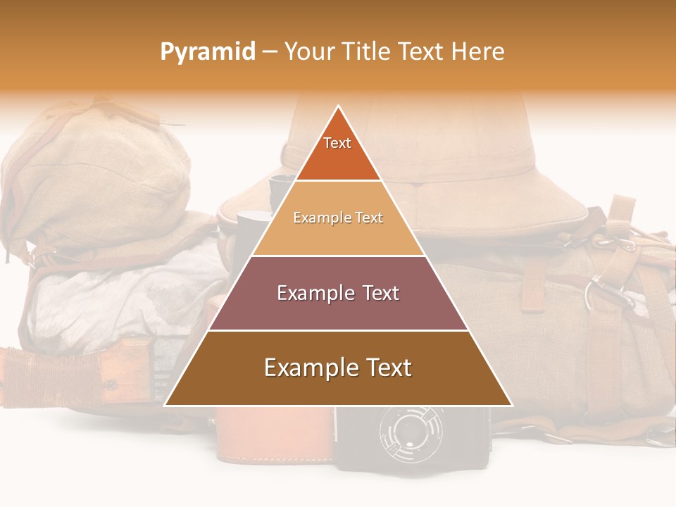 Jungle Backpack Camera PowerPoint Template