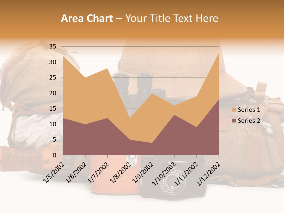 Jungle Backpack Camera PowerPoint Template