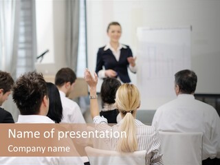 Corporate Training Smiling PowerPoint Template