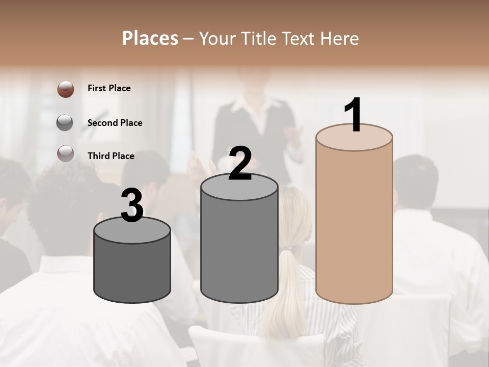 Corporate Training Smiling PowerPoint Template