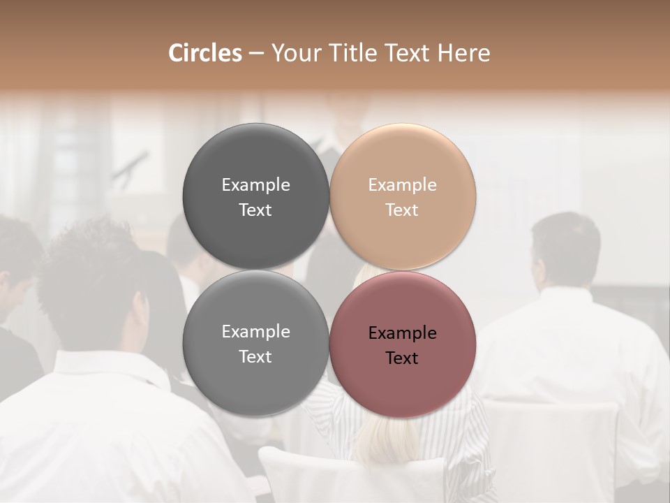 Corporate Training Smiling PowerPoint Template