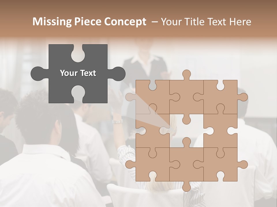 Corporate Training Smiling PowerPoint Template