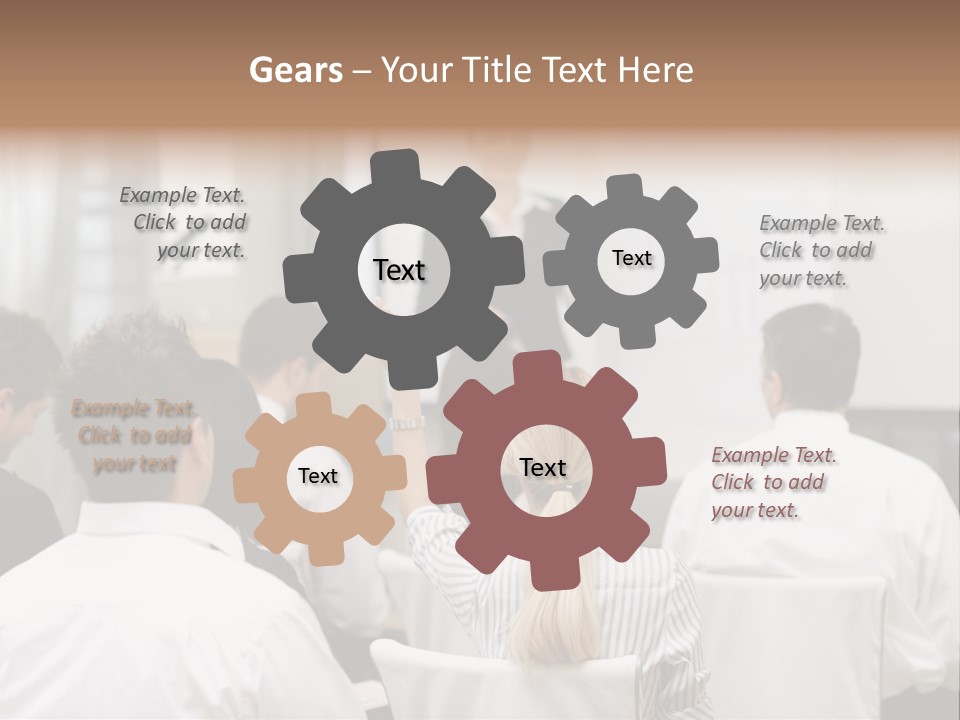 Corporate Training Smiling PowerPoint Template