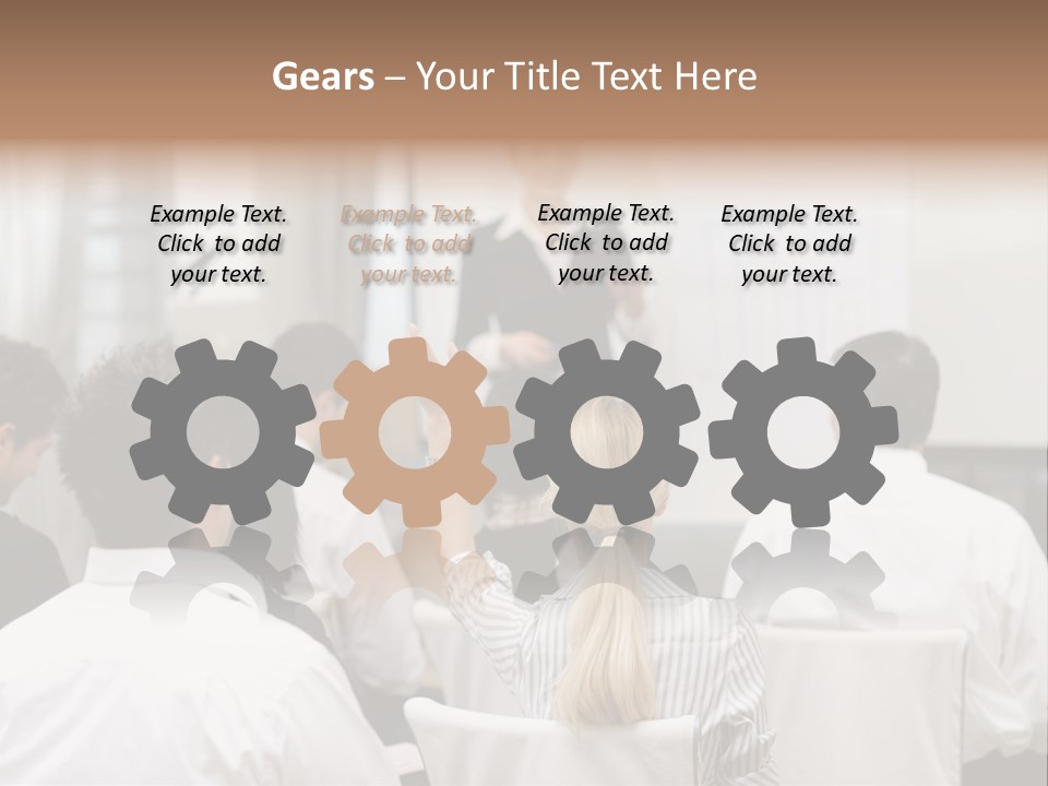 Corporate Training Smiling PowerPoint Template