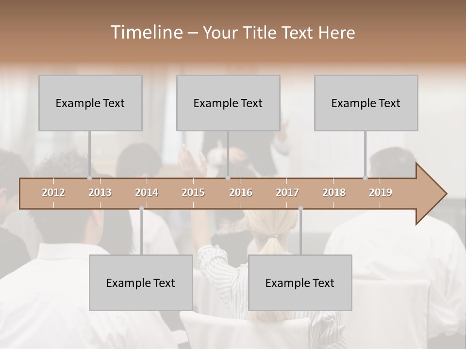 Corporate Training Smiling PowerPoint Template