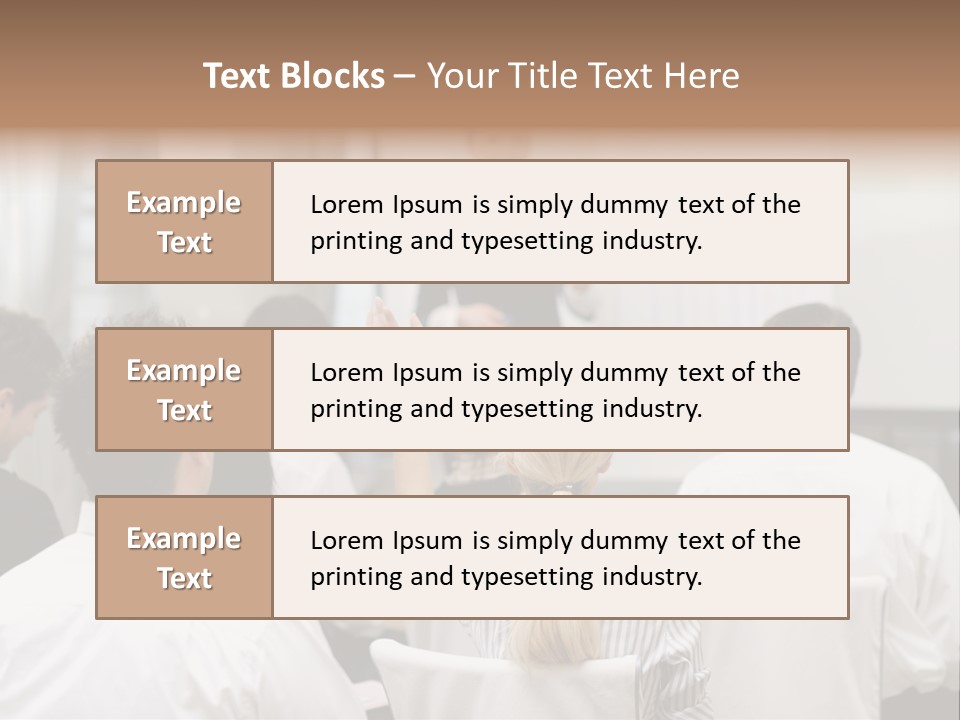 Corporate Training Smiling PowerPoint Template