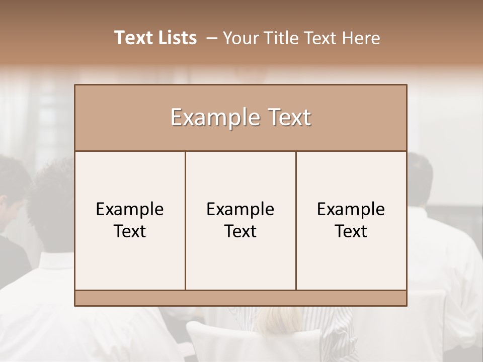Corporate Training Smiling PowerPoint Template